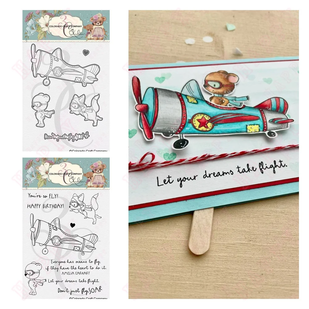 

Новое поступление, металлические Вырубные штампы и прозрачные штампы для рукоделия, альбом для скрапбукинга, фотоальбом, украшение для рукоделия, океан, чтобы летать