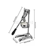 Small Manual Citrus Juicer, Stainless Steel Professional Manual Fresh Orange Pomelo Squeezing Machine 3