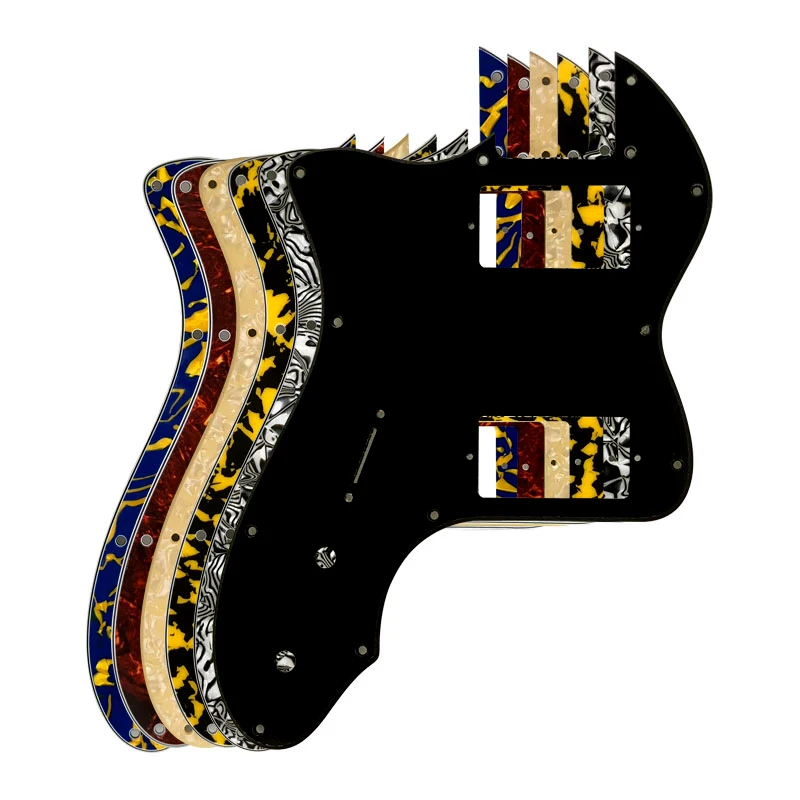 Feiman Parts-Per Parafango Sinistro Classic Series'72 Telecaster Tele Thinline Guitar Pickguard Con Paf Humbucker Sostituzione