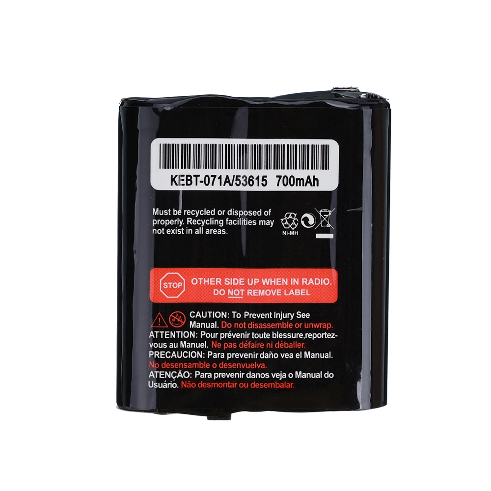 KEBT-071-D HKN4002 rádio bateria recarregável, 1650mAh, 3.6V, 2PCs