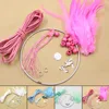 Dreamcatcher Accessories Kit DIY For Kids Craft Crochet Feather Dream Net Kit Wall Ornament Home Decoration Accessories 2