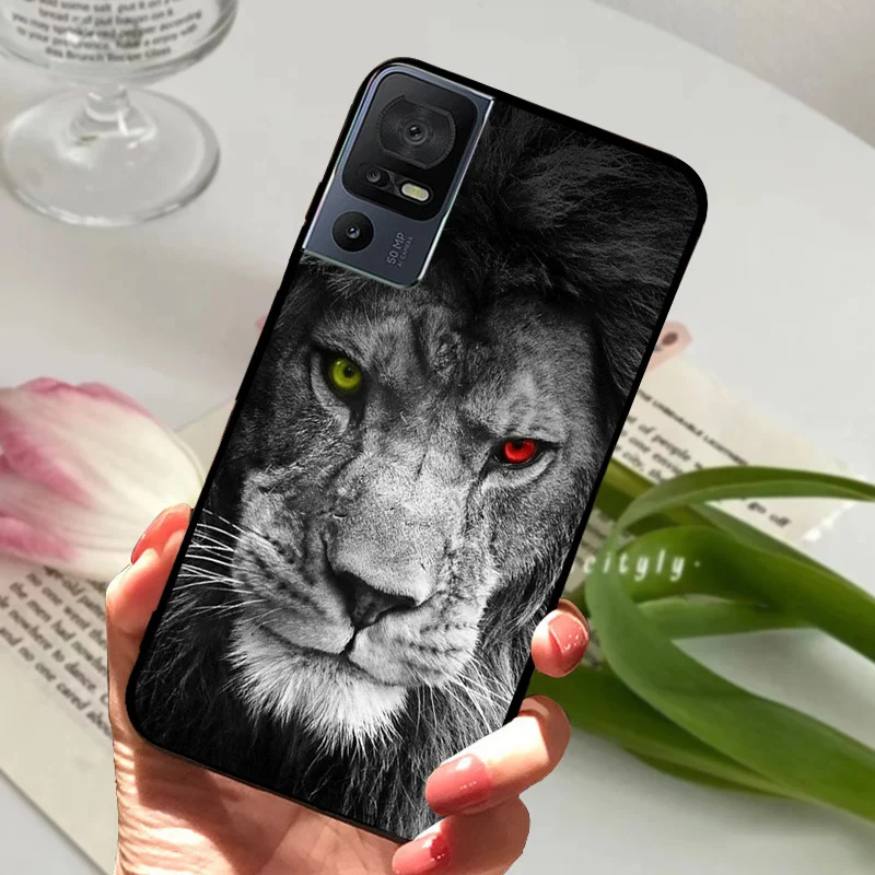 Sleek Black Bumper Silicone Soft TPU Phone Case - Protective Fashion Cover 2023