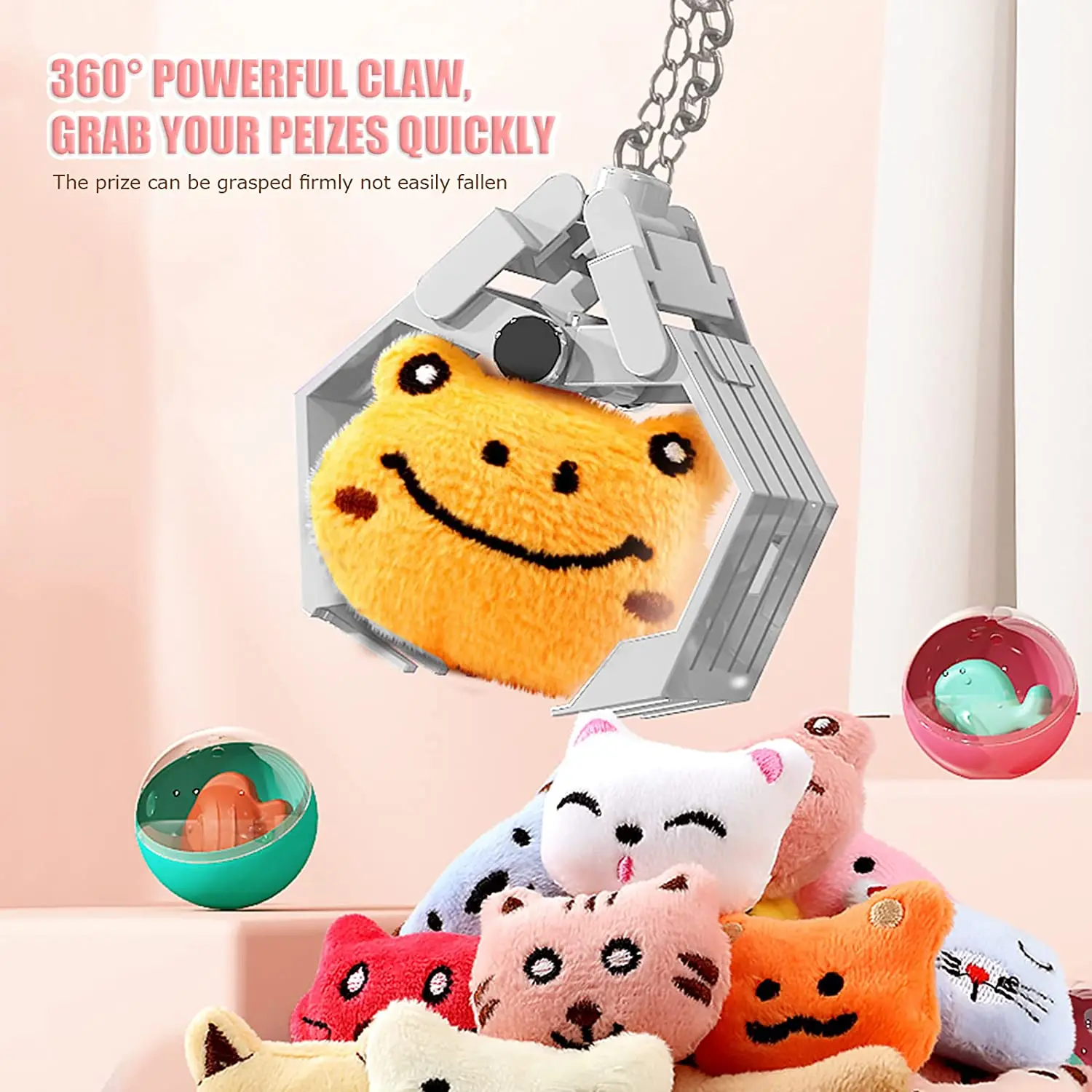 Claw Machine Candy Grabber Prize Dispenser Vending Machine Arcade Game Machines for Home Party Birthday Gifts Boys Girls Toys 3