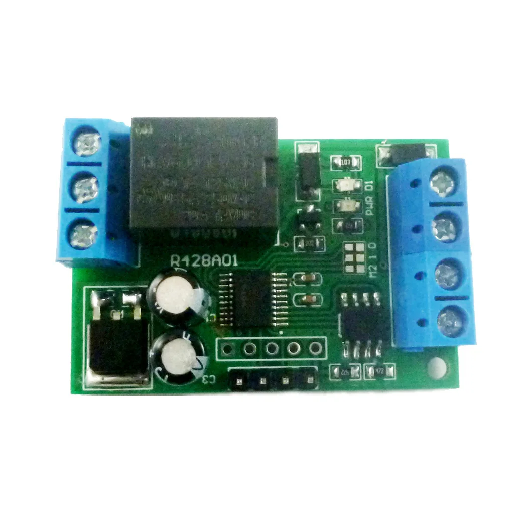 1 Channel DC12V Relay Switch Board RS485 MODBUS RTU Serial Port Multi-function Relay Module PLC Controller 6 Modes of Working dc24v industrial control board plc programmable logic controller relay output fx1n 14mr