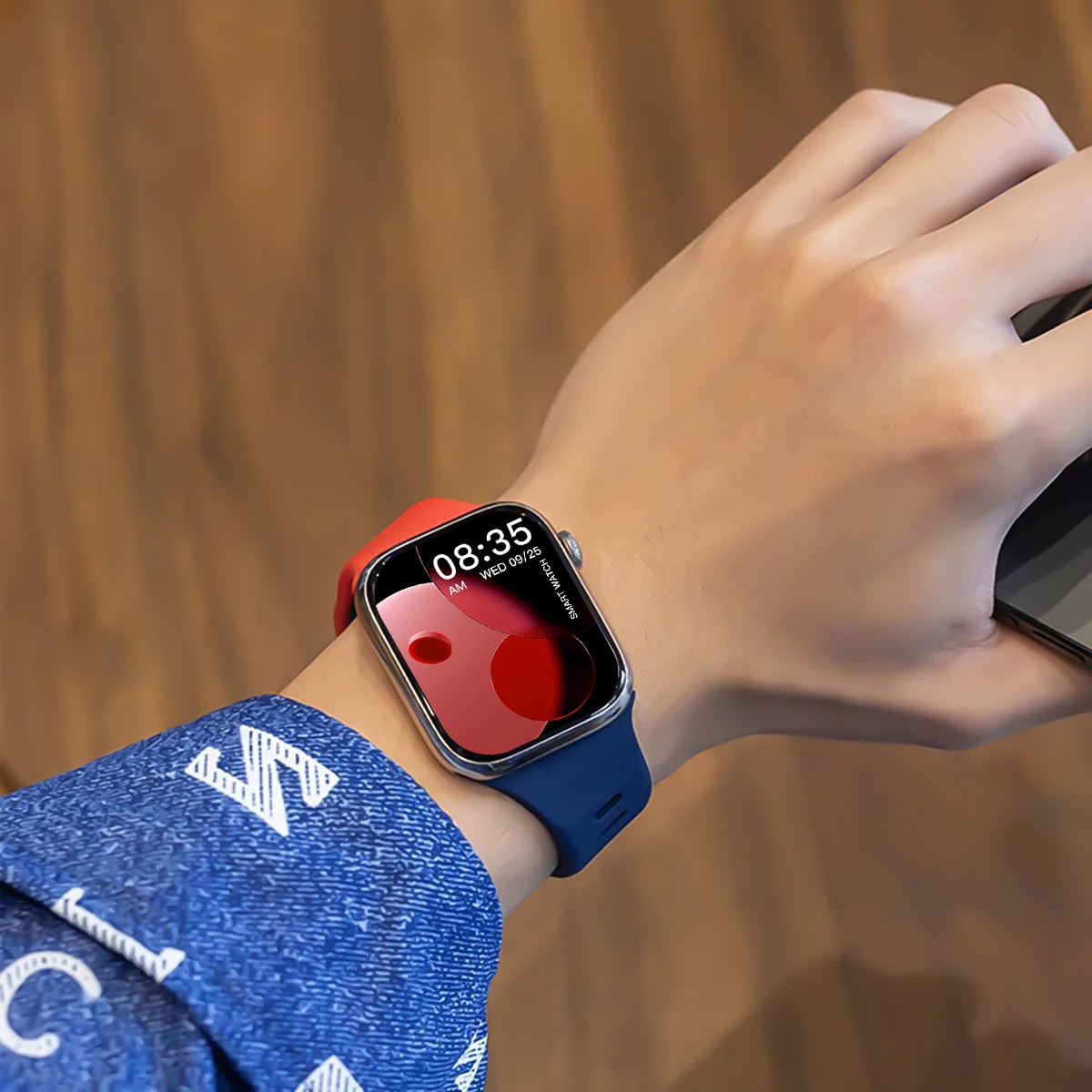 Two-Tone Silicone Sport Band - Adjustable Strap