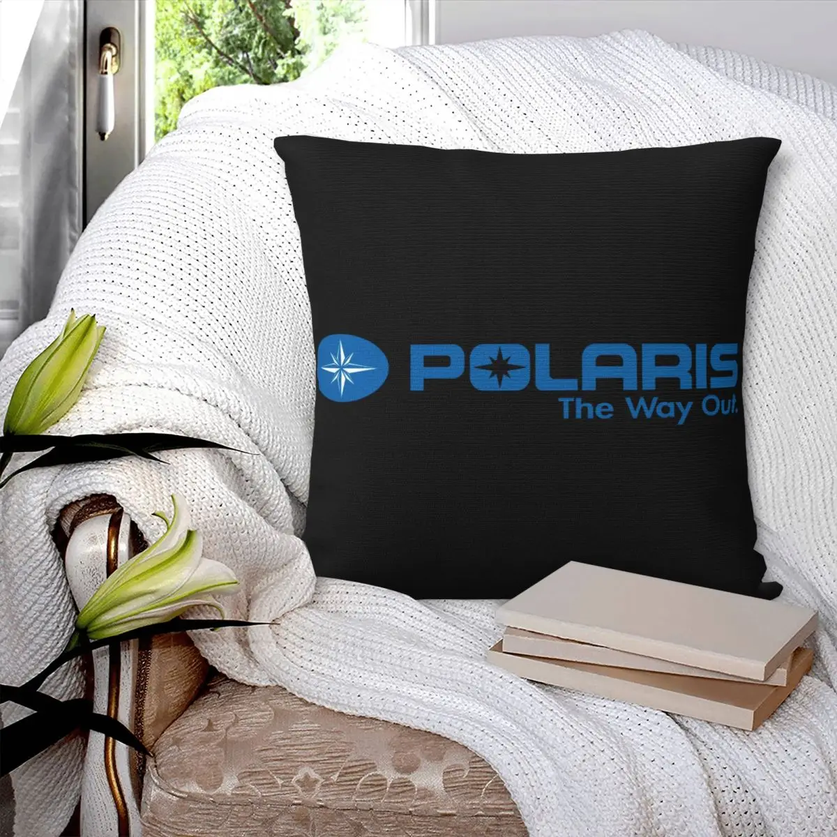 

Квадратная наволочка Polaris с логотипом (1), наволочка из полиэстера, декоративная комфортная Наволочка на молнии для дома и автомобиля