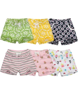 Pantaloncini per bambini in cotone estivo casuale da 2 pezzi pantaloni estivi per bambini accessori per bambini per ragazze dei cartoni animati 1