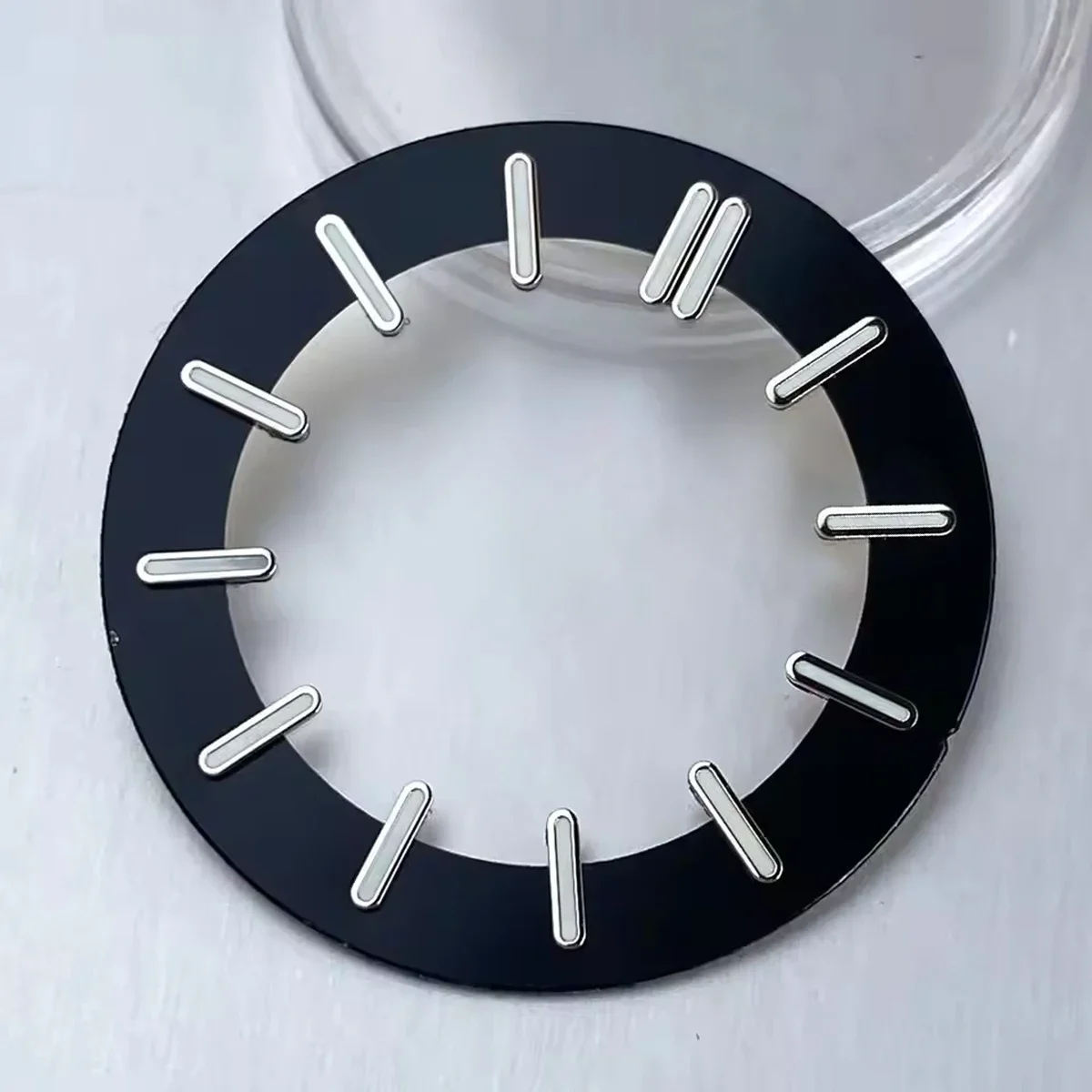 Transparent 31.8MM Green Luminous Watch Dial Accessory