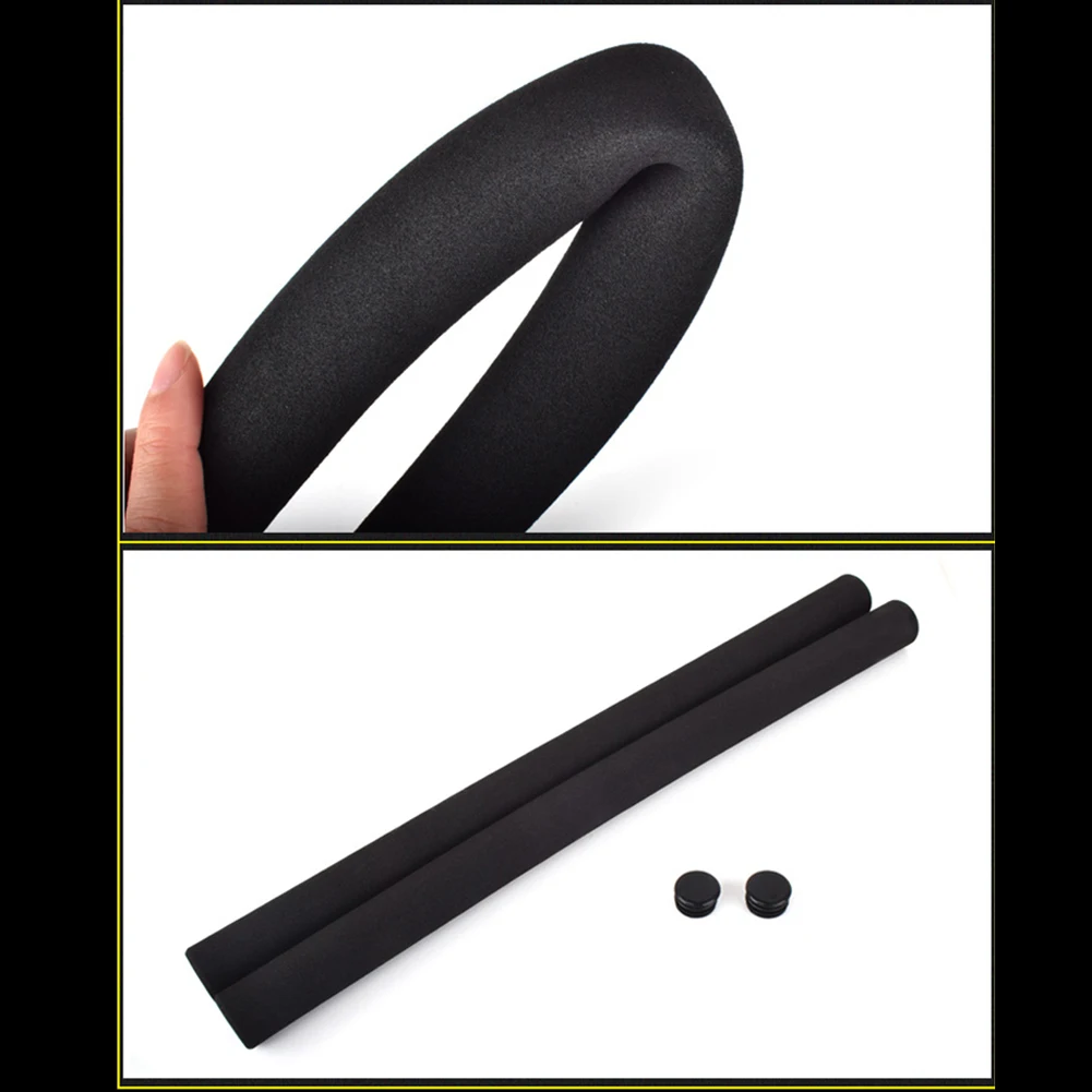 2x Bicycle MTB Handlebar Flexible Tube Sponges Foam Rubber Handle Bar Grips Kits Sets Long Sponge Hose Bike Accessories
