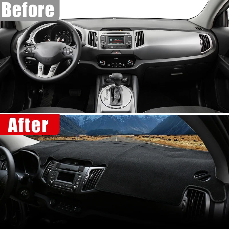 Car Dashboard Sun Shade Cover Non-Slip Mat Interior Accessory