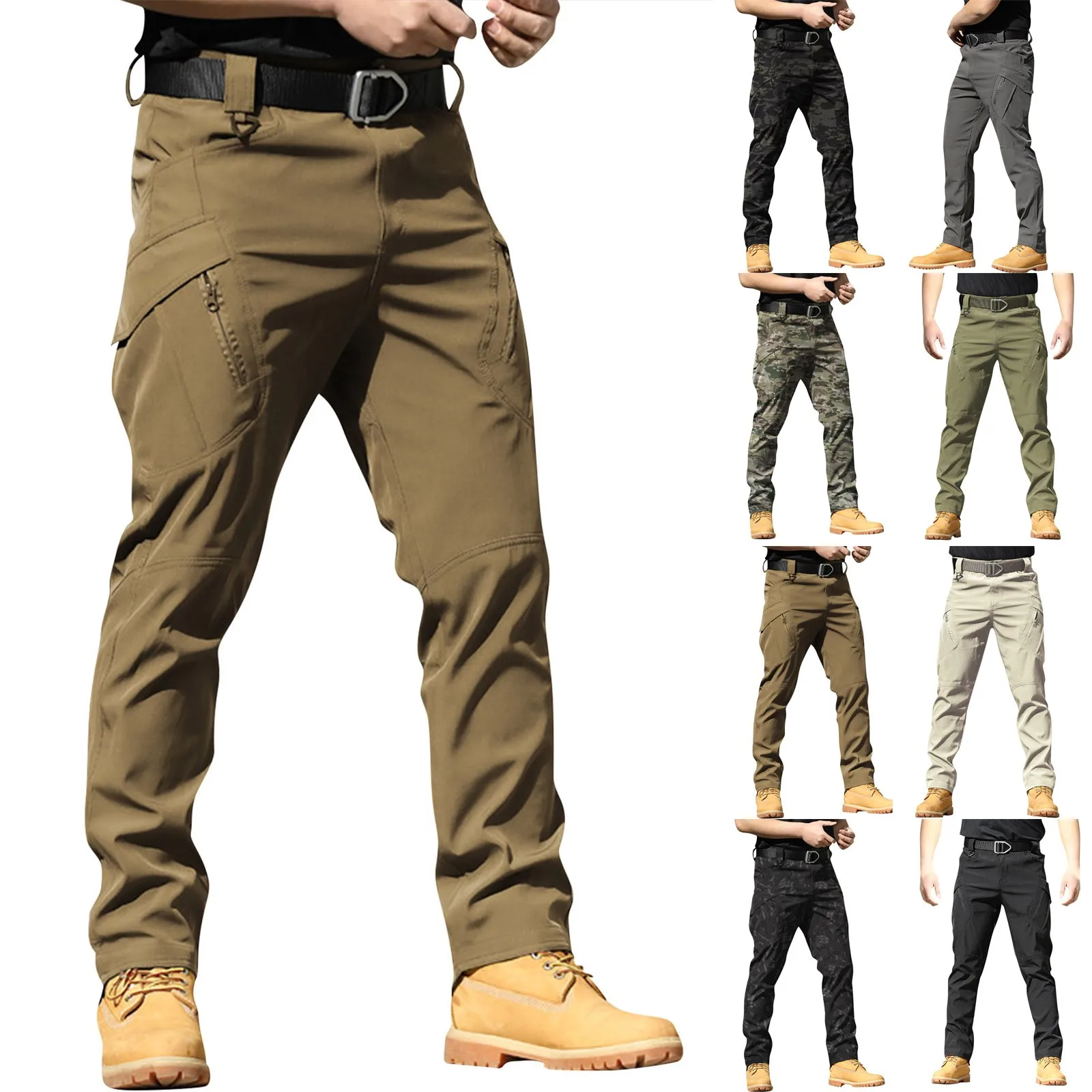 men's Cargo pants Military Straight Classic Outdoor Hiking trousers Military Elastic Fabric Ix9 Special Service Pants Overalls 5 men's Cargo pants Military Straight Classic Outdoor Hiking trousers Military Elastic Fabric Ix9 Special Service Pants Overalls 5