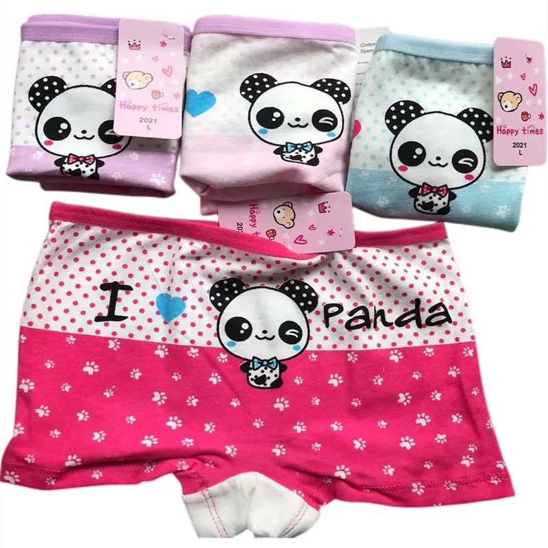 Girls Cartoon Briefs Modal Underwear Fruit Bear Girls Printing