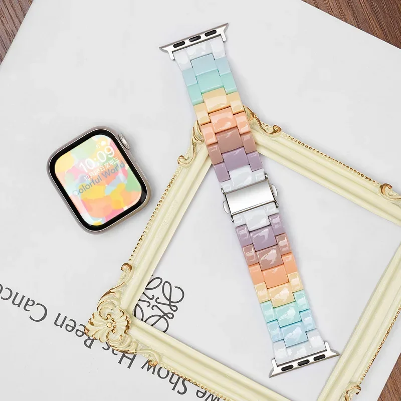 Colorful Rainbow Candy Strap