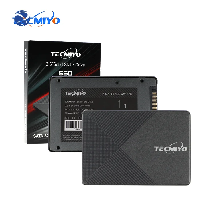 

Yun Yi TECMIYO SSD Hard Drives 1TB Internal Solid State Disk Hard Drive SATA 3 2.5 Inch Laptop Desktop PC SSD 1tb