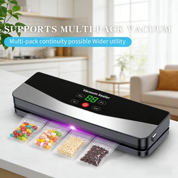 2026 Rechargeable Wireless Vacuum Sealer – Waterproof Touch Controls 1
