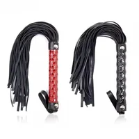 1pc Horse Whip Non-Slip Leather Horse Whip Equestrian Cycling Equipment Handle Equestrian Whips Training Riding For Horse 2