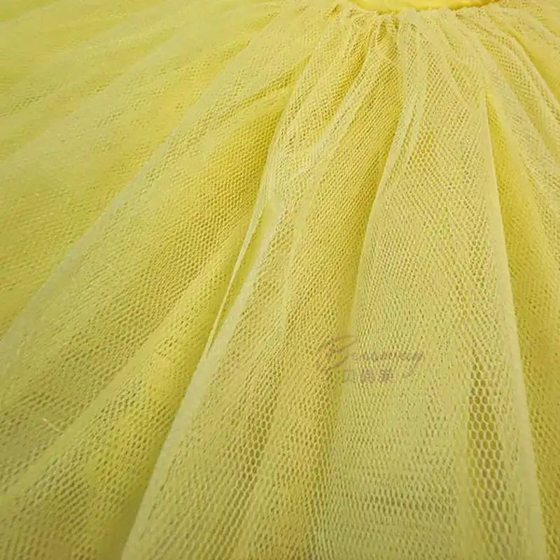 Amarelo ballet metade tutu para ballet meninas