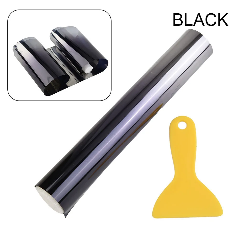 

Durable Practical Brand New Car Film 135x20CM Accessories Gloss Smooth Replacement Stretchable Sun Visor Strip