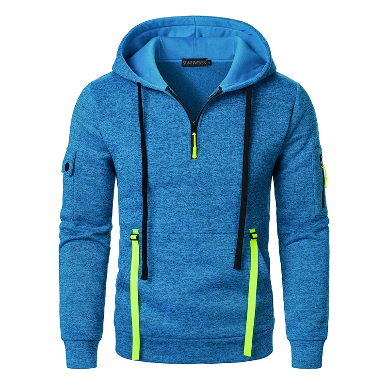 Animal Game Men's Casual Jacket Hoodie Zipper Sweatshirts for Men Oversize Pullover Winter Warm Work Coat Outdoor Tracksuit Men