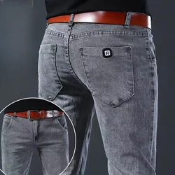 New Arrival Autumn and Spring Men's Luxury Jeans High Quality Pants Classic Design Denim Skinny Jeans with Stretch for Men