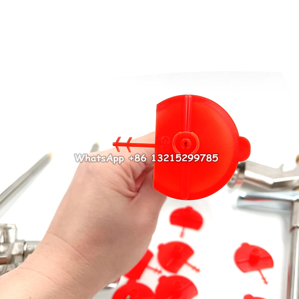 10 Ugelli A Ventola Piatta Per Schiuma Poliuretanica E Sigillanti – Punte Di Ricambio Rosse Per Applicazioni Di Sigillatura, Giardinaggio E Auto