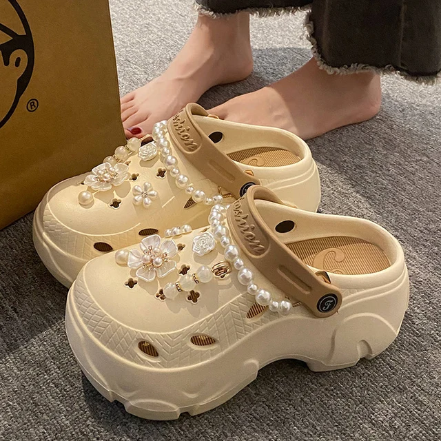 Pearl Charm Clogs