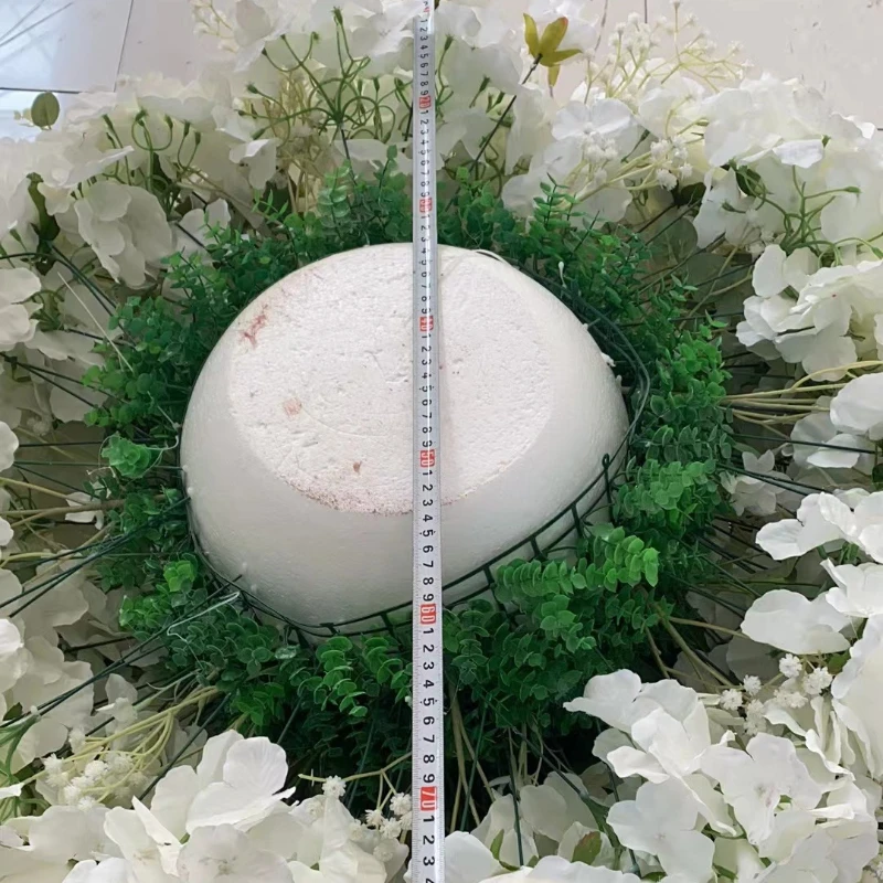 80cm Embroidered Rose Ball Decor 5