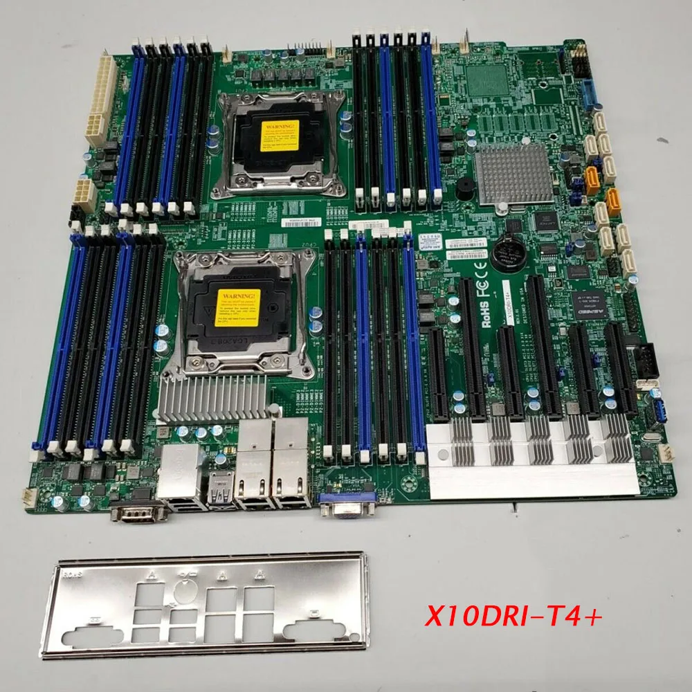 Server Motherboard For Supermicro For X10DRI T4 X99 C612 E5 V3 V4 Fully Tested Good Quality
