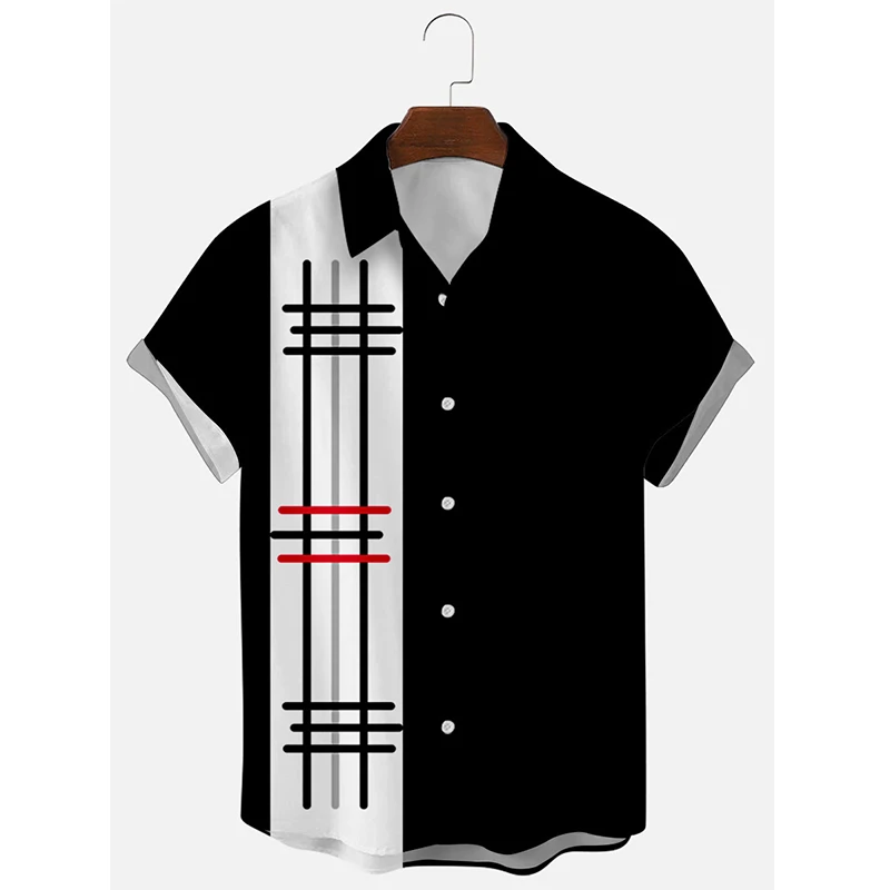 Daily Fashion Casual Men Women Shirts Stripe Musical Note Print Street Hip Hop T-shirt Homme Oversized Short-sleeved Male Tops 4