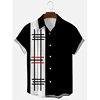 Daily Fashion Casual Men Women Shirts Stripe Musical Note Print Street Hip Hop T-shirt Homme Oversized Short-sleeved Male Tops 4