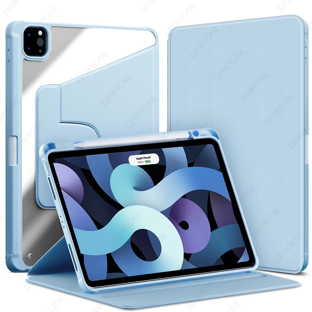 360° Rotating Stand Cover with Adjustable Viewing Angles