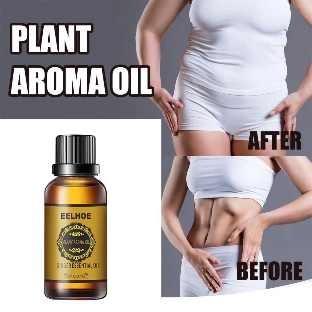 30ml Ginger Oil Slimming Essential Allergy Free Reduce Fatigue Glycerol Belly Body Massage for Girl |