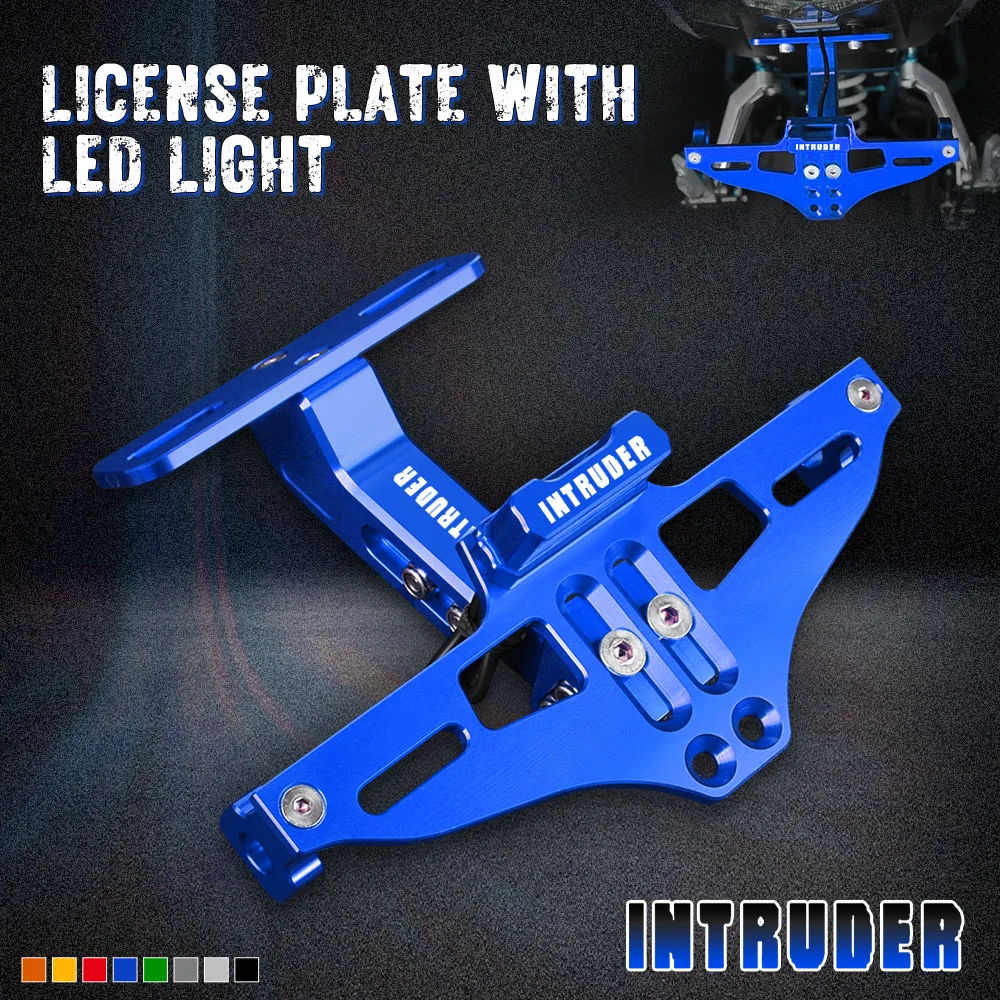 Accessori Moto Supporto Targa Posteriore Supporto Indicatori Di Direzione A Led Per Suzuki Intruder 800 1400 1500 Intruder 800