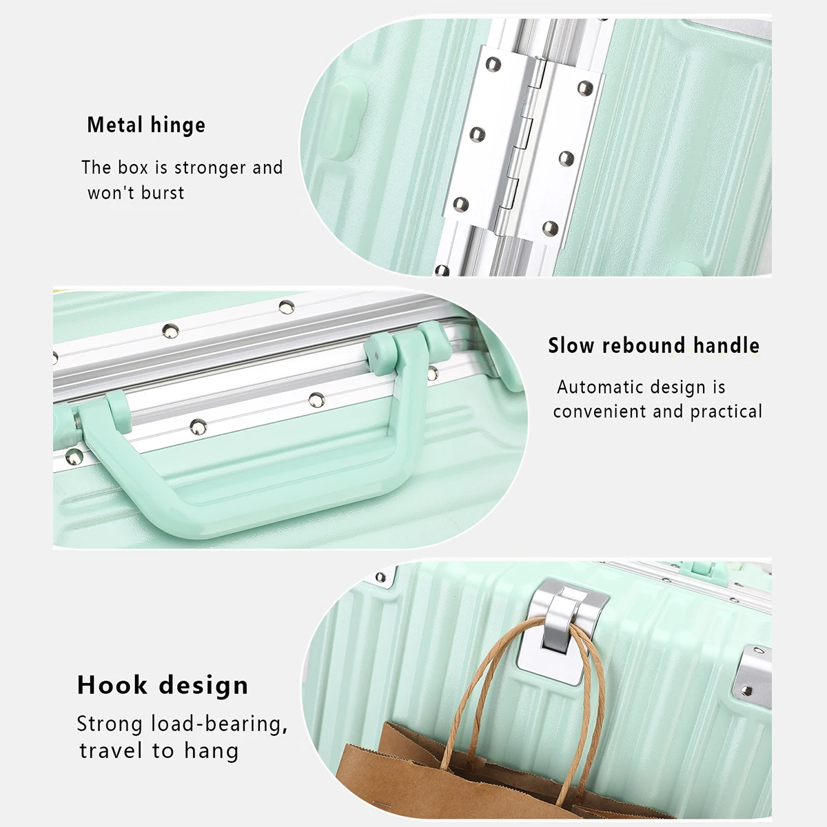 Luggage Suitcase, a Must-Have for Students Living on Campus, 20-Inch Password Lock Box, Travel Accommodation Essentials, Sturdy and Durable.
