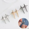 Reusable Waist Buttons Alloy Star Brooches Pins Clip Adjustable Snap Fastener Jeans Detachable Reduce Waist Buckle Tightener 6