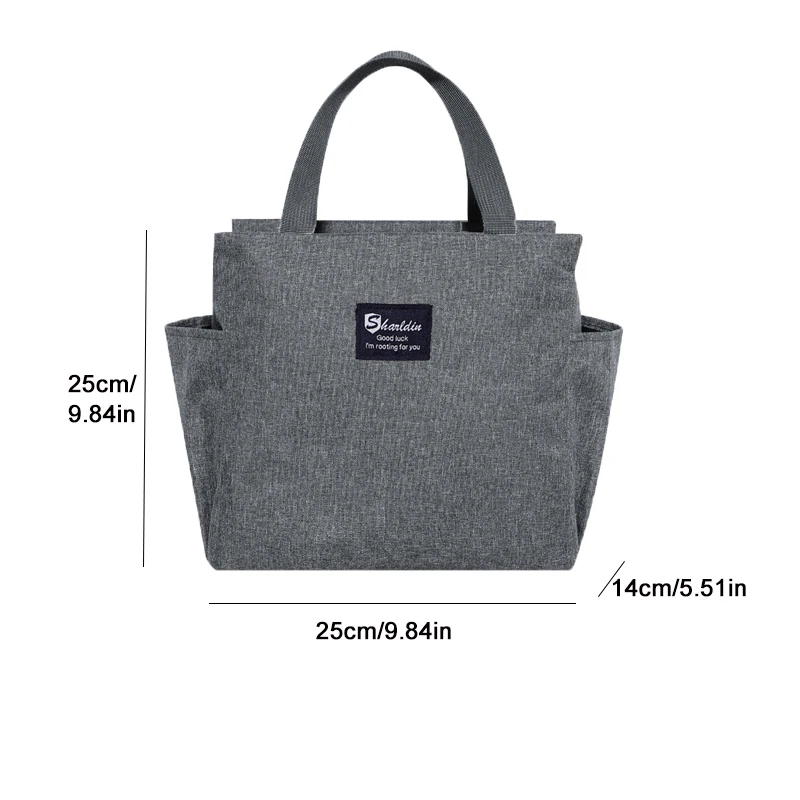 Large Capacity Cooler Bag Oxford Portable Zipper Thermal Lunch Bags Insulated Freezer Bag Camping Picnic Lunch Bag Cooler Bag