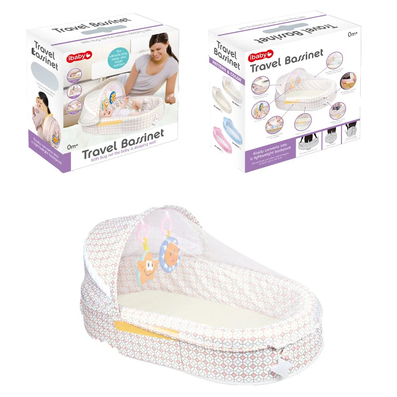 Portable Crib Baby Bed Foldable Lightweight Waterproof Washable Comfortable Breathable With Mosquito Net Toy |