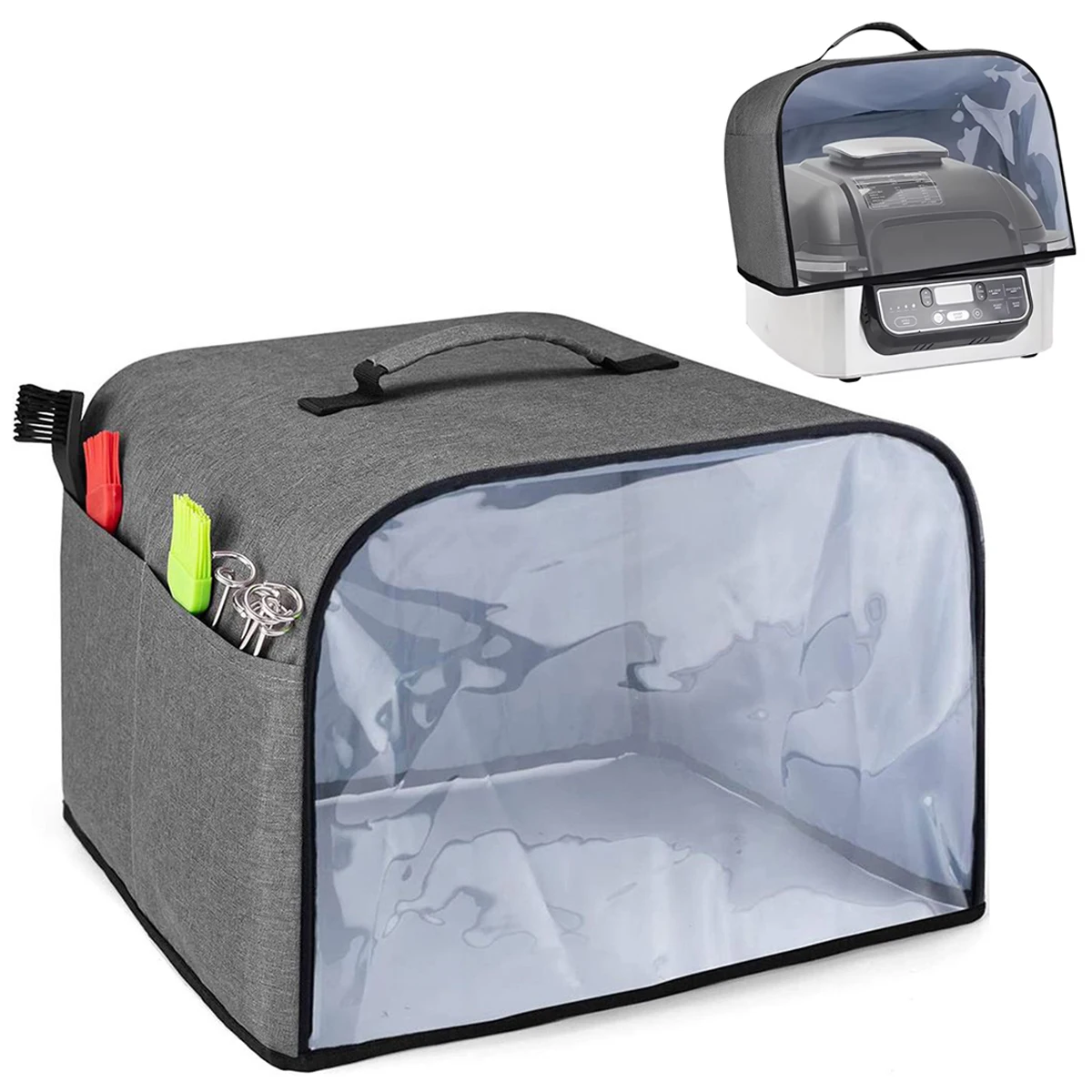 Waterproof Clear Front Kitchen Grill Toaster Dust Cap