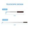 Disc Golf Retriever Disc Golf Grabber 10 Feet Portable Telescoping Pole With Durable Hook For Outdoor Flying Disc 3