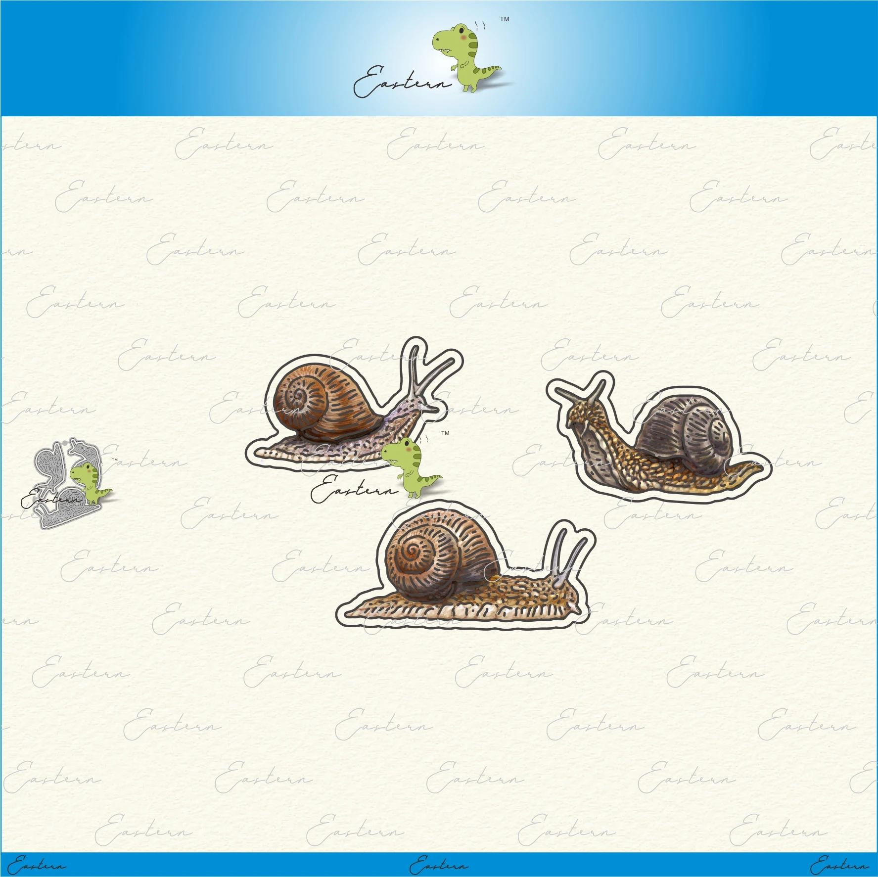 

Taking It Slow Snails metal cutting dies 2022 new DIY molds Scrapbooking Paper Making die cuts crafts Printed Sheet