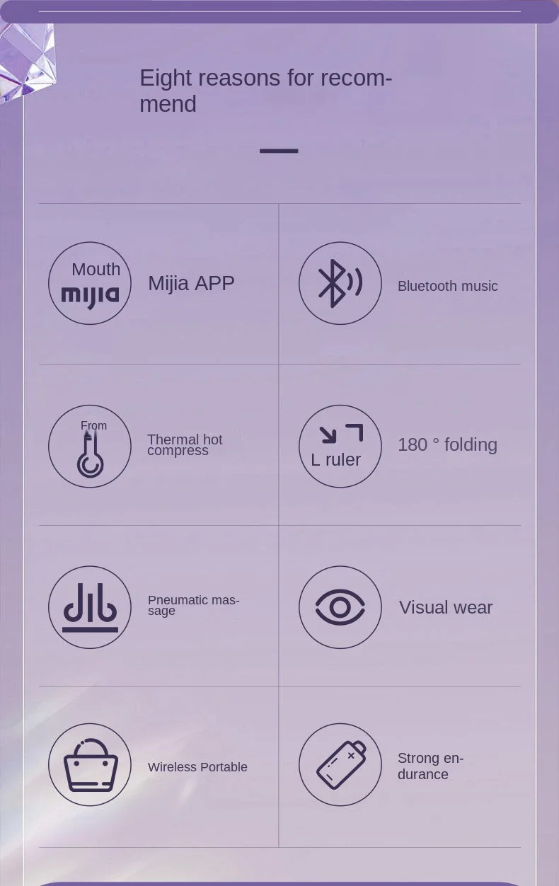 Xiaomi Jeeback E10 Smart Steam Eye Massager description image 2
