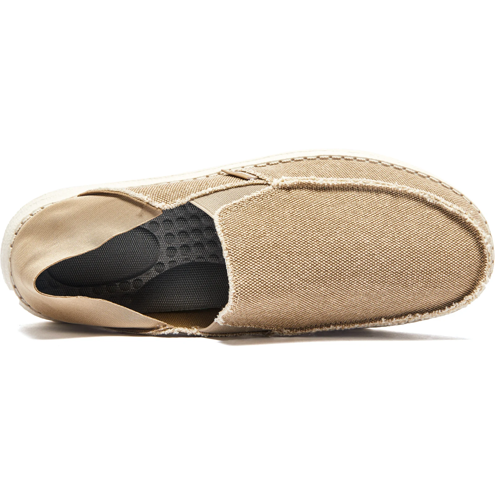 HOBIBEAR Slip On Loafer for Men Zero Drop Canvas Loafer lightweight Flat Boat Shoes 2