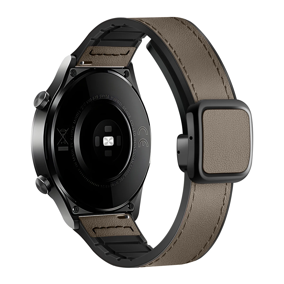 Premium Leather Silicone Magnetic Buckle Strap - Universal 22mm/20mm Wristband Bracelet Accessory
