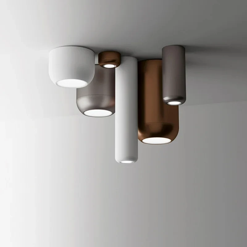 

Нордическая современная лампа-цилиндр, Металлическая лампа для столовой, спальни, лампа для гостиной