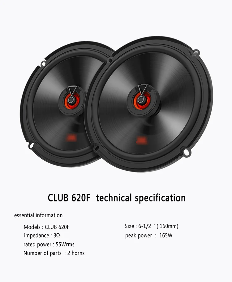 Harman jbl club 620f 4ドア6ホーンセット6.5 