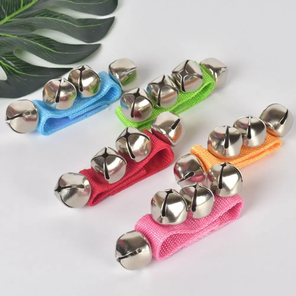

5Pcs Wearable Kids Wrist Bells Not Easy To Deform Multicolor Shake Rattles Toy Gift Musical Bracelets Musical Rhythm Toys