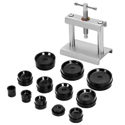 Premium Watch Back Case Closing Tool Kit - 18 - Piece Set for Watch Repair and Maintenance (Presser With 12pcs)