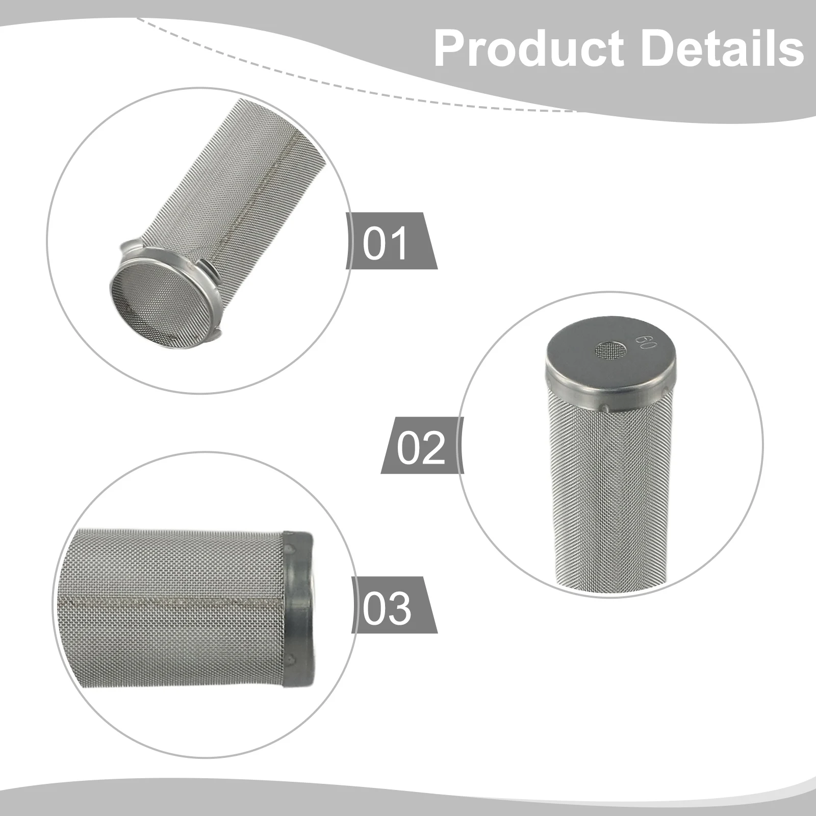 1pc 60 /80/150/200 Mesh Airless Spray Pump Outlet Manifold Filters With 4 Wings Power Tool Parts Accessories