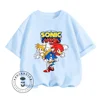 Sonic The Hedgehog Boys Girls Summer Tees A Great Choice for Casual Wear Lightweight Comfortable For Every Day Easy-Going Comfy 4