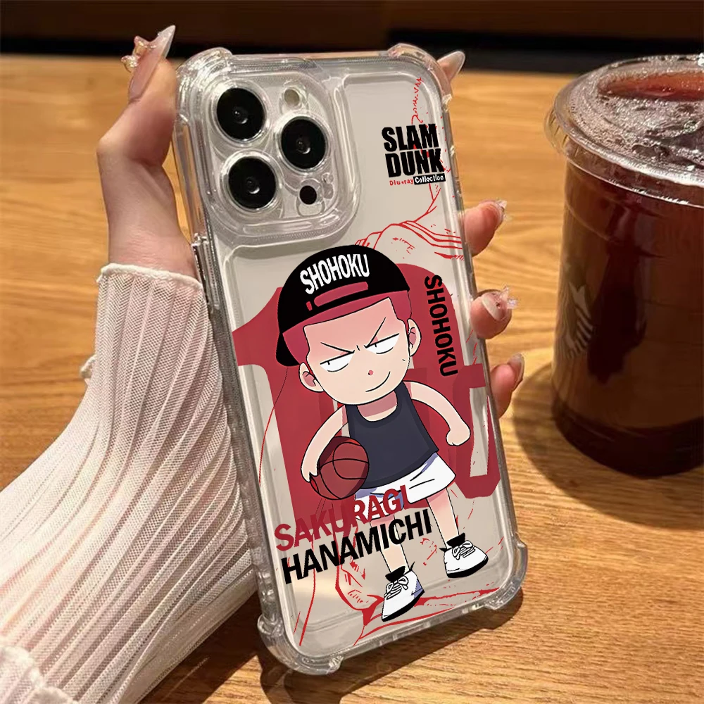 Hanamichi Kaede Slam Dunk Soft Thin Phone Case Cover